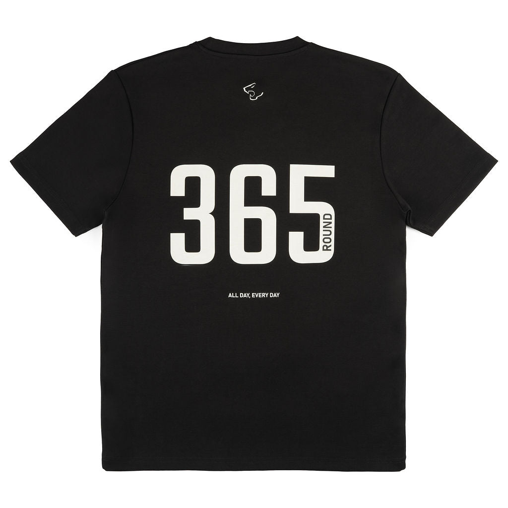 365 Oversized T-Shirt - Black
