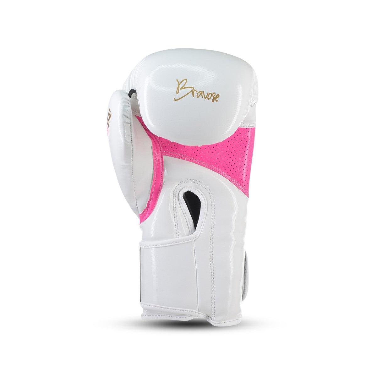 Alpha Pink Premium Quality Boxing Gloves for Bag and Sparring - Bravose