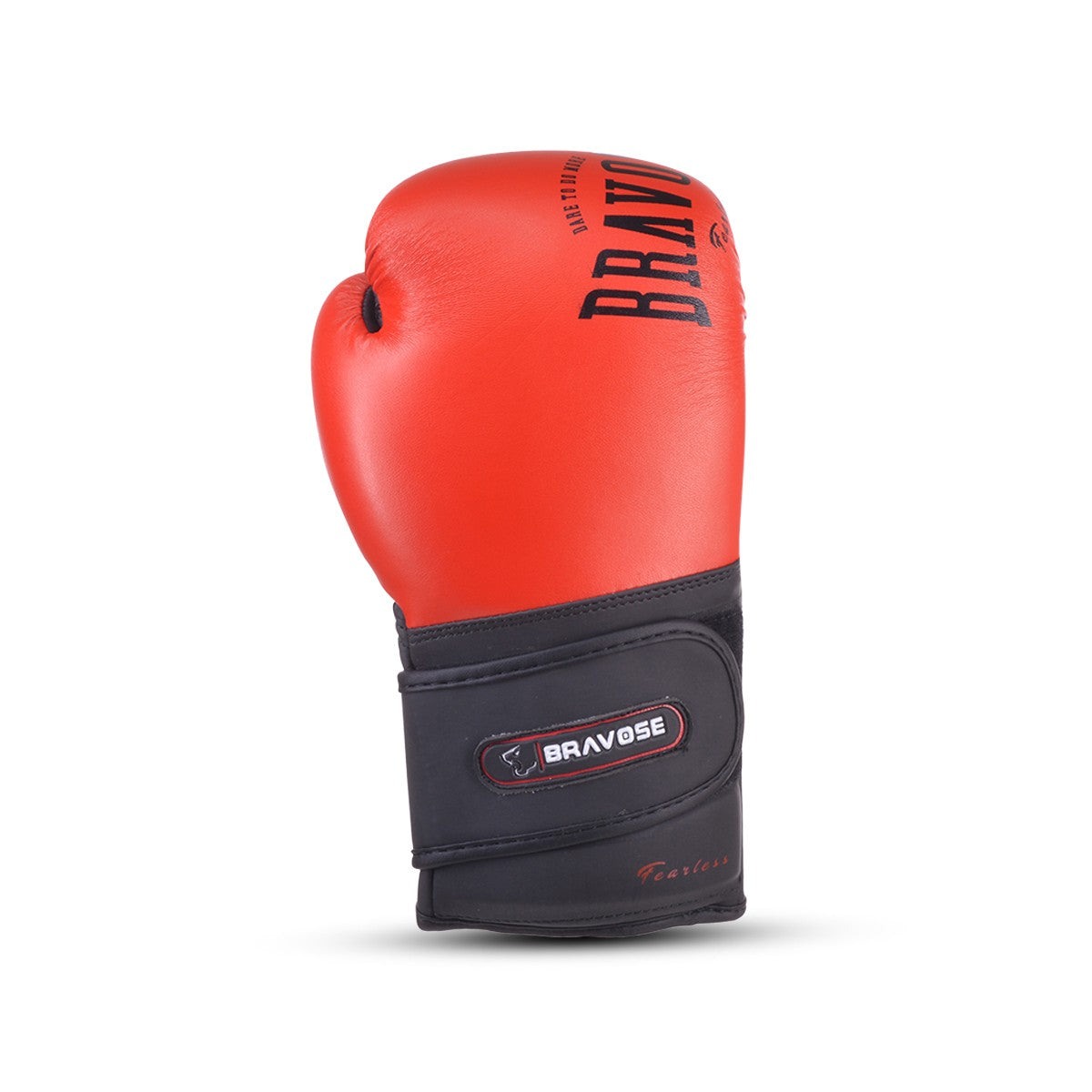 Fearless Red Kids Boxing Gloves, Children Bag Mitts for training & sparring - Bravose